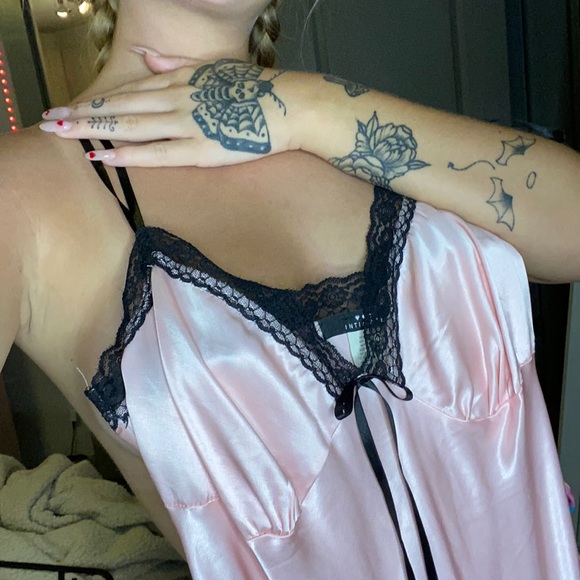 Silky pink cami dress - Picture 1 of 4